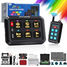MICTUNING Wireless Switch Panel 12v APP/Remote Control Circuit Relay Box Marine