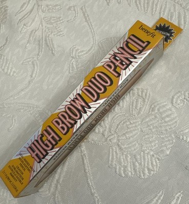 Benefit High Brow RICH CARAMEL WARM BRONZE Duo Pencil Full Size .08 oz NIB!