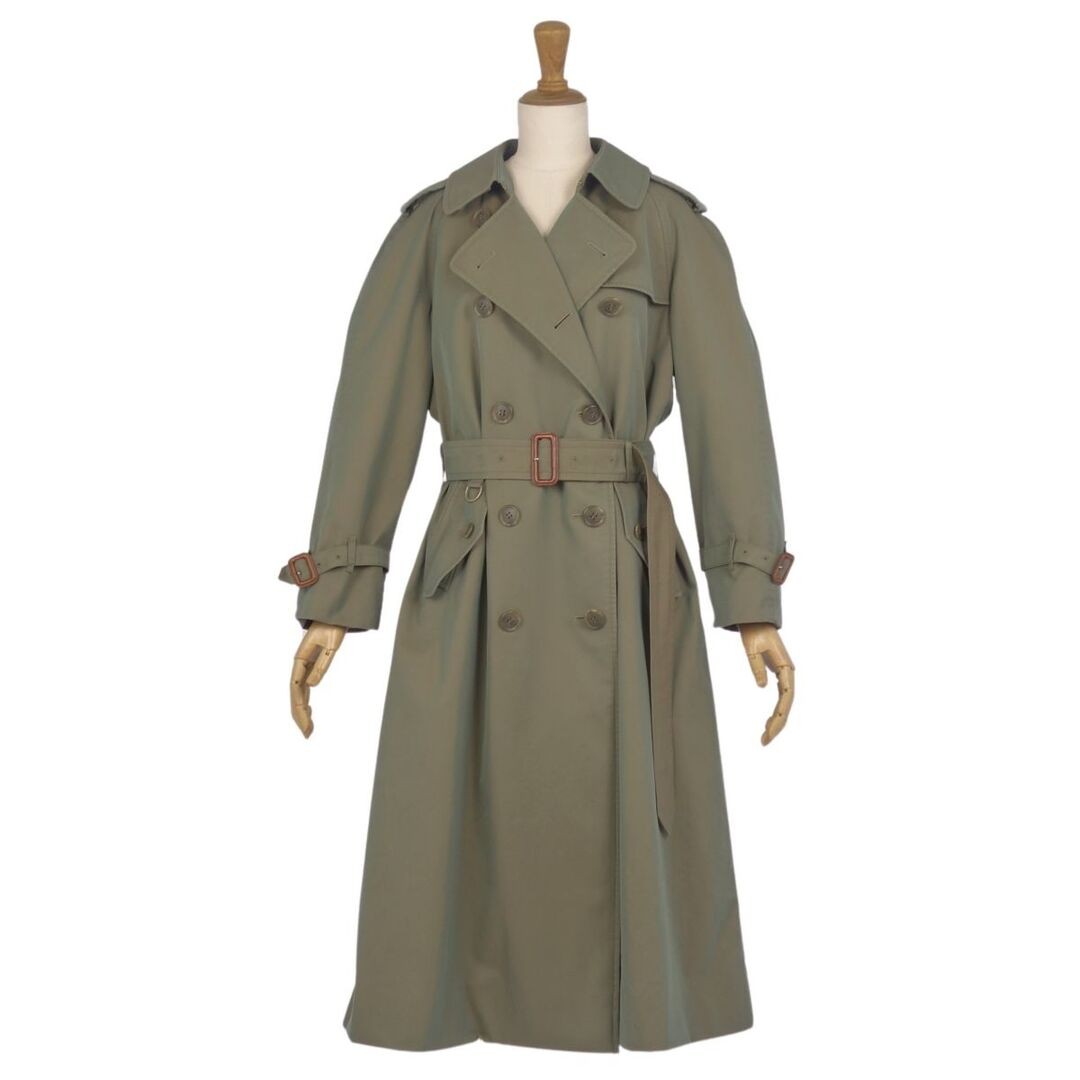 Burberry Vintage Burberrys Coat Trench 100% Cotton Womens 9AB2 Used MOLO-0 thumbnail 2