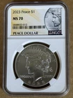 2023 Peace Silver Dollar NGC MS70