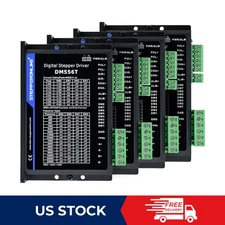 STEPPERONLINE 4 Axis Stepper Motor Nema 23/24 Driver DM556T 1.8-5.6A 20-50VDC