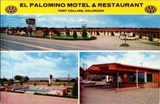 Fort Collins Colorado CO : MOTEL SCENE d/24 BD0531