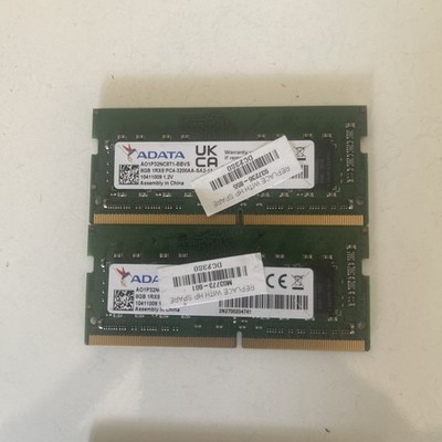 ADATA AO1P32NC8T1 16GB kit PC4-3200AA 3200Mhz DDR4 SO-DIMM Memory