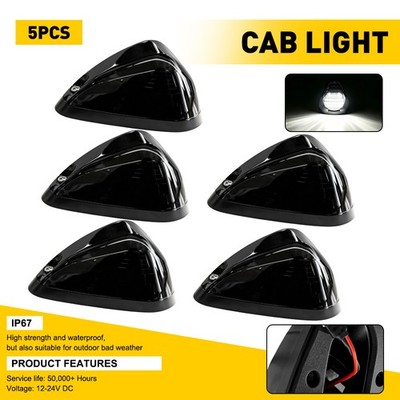 Smoke White LED Cab Roof Smoke Light For Ford F250 F350 F450 F550 1999-2016 EPM