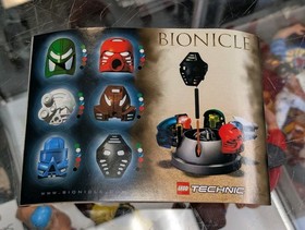 Onua Complete W/ Canister Instructions Poster | Lego Bionicle 8532