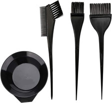 Hair Dye Color Brush and Bowl Set, Color Bowl Brushes Tool Mixing Bowl Kit Tint