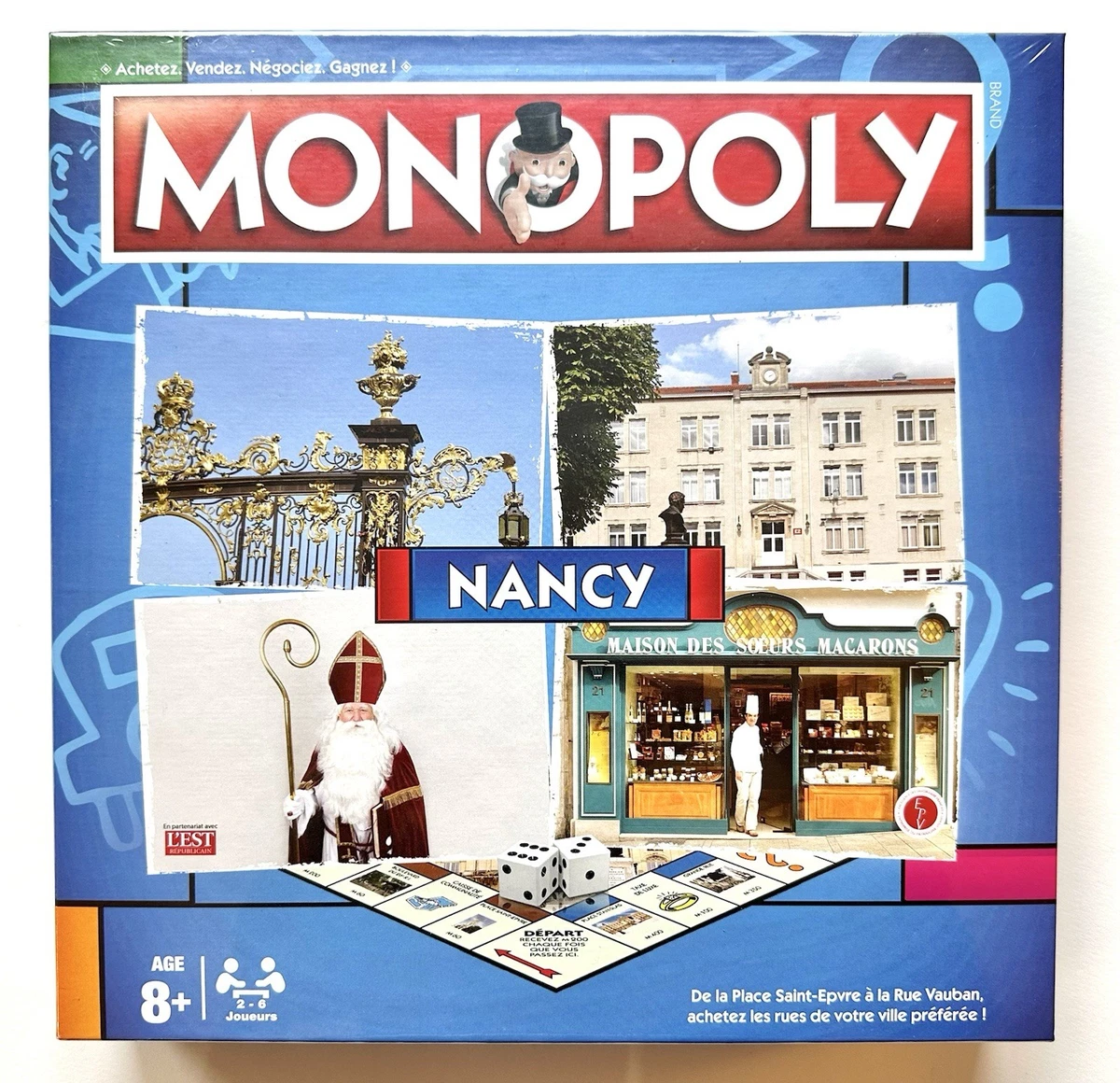Jeu Monopoly Édition Rennes Winning Moves - Neuf Sous Blister