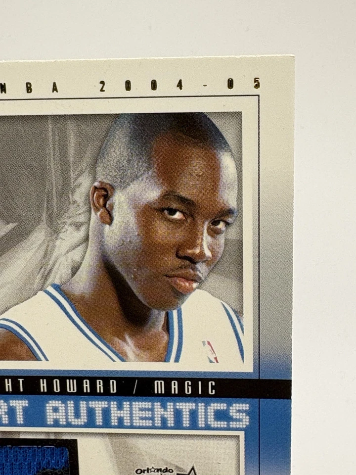 2004-05 E-XL Court Authentics Patches #DH Dwight Howard RC 29/50 - Image 3 of 4