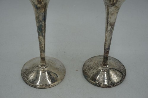 Coppia Di Calici In Argento Kirk Stieff - Foto 3 di 6