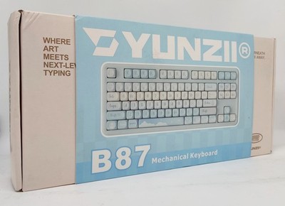 Yunzii B87 Tri-Mode Wireless QMK/VIA Mechanical Gaming Keyboard - US Layout