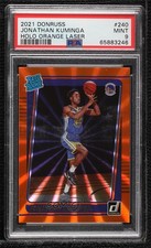 2021 Donruss Rated Rookie Holo Orange Laser Jonathan Kuminga #240 PSA 9 MINT 2l4
