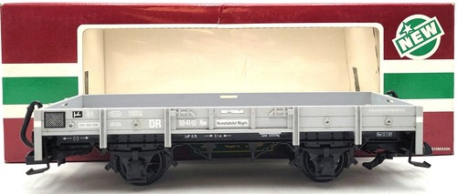 Coche plano gris 4 ruedas escala LGB 4110 G EX/caja | Zustand: Used