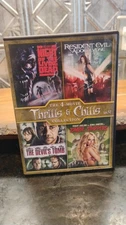 4 Movie THRILLS & CHILLS Horror DVD Night of Living Dead / ZOMBIE Strippers
