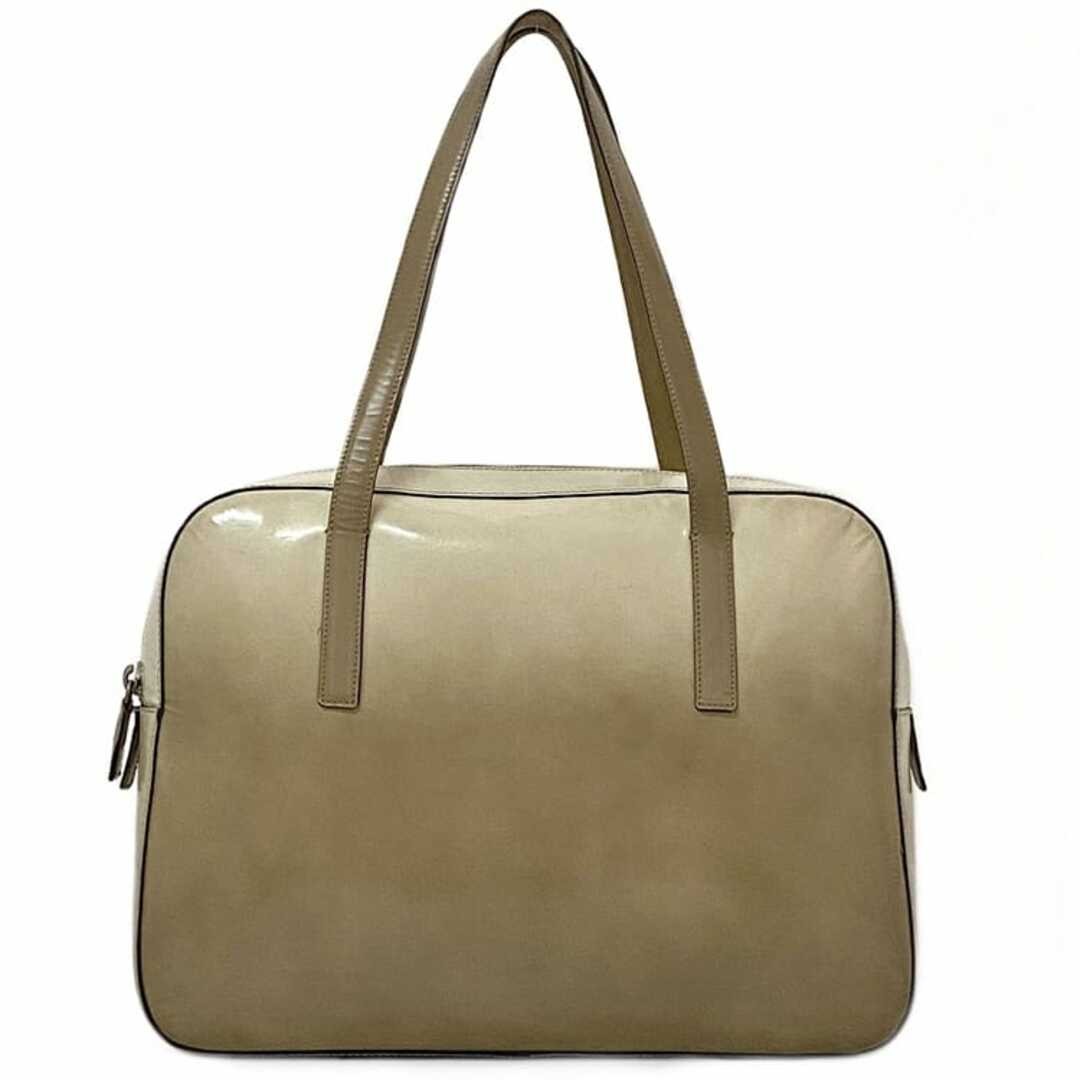 RARE Vintage PRADA Beige Brown Gradient Leather Boston Bag 48 Used
