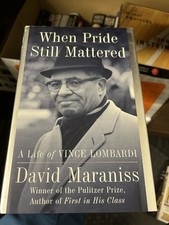 WHEN PRIDE STILL MATTERED A LIFE OF VINCE LOMBARDI HARD COVER BOOK