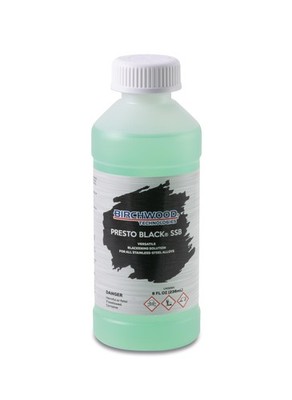 Birchwood Presto Black Stainless Steel Blackener 8 Fl Oz (Pack of 1), 