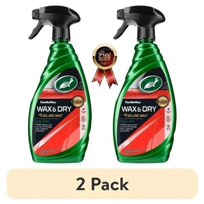(2 pack) Turtle Wax Quick and Easy 1-Step Wax and Dry Spray Wax, 26 oz