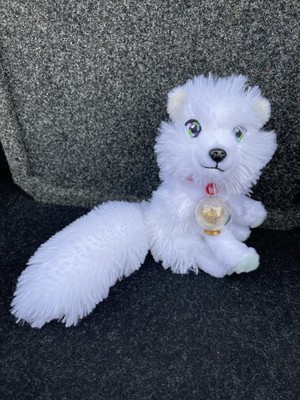 Elf on the Shelf Elf Pets White Arctic Fox Charm Necklace 7  Plush Christmas Toy