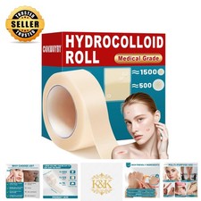 Compact Hydrocolloid Pimple Patch Roll for Effective Acne Treatment Anywhere