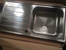 Rangemaster Oakland sink OL9851L 1.0 Bowl LHD Stainless steel inc. waste