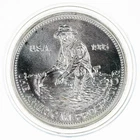 1985 Engelhard American Prospector .999 Fine Silver 1oz Round Eagle Back