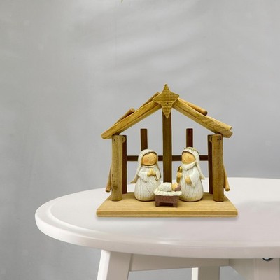 Weihnachtskrippe Statue Geschenk Krippe Statue für Schrank Regal