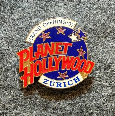 Planet Hollywood Zürich Grand Opening 1997 Pin   Rare Closed Location Vintage