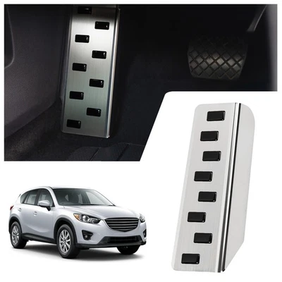 Fußstütze für Mazda CX-5 I (GH | KE) 2012-2017 Schwarz Silber Gebürstet