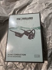 Bone Conduction Open-Ear Swimming Headphones IP68 Waterproof, 32GB Bluetooth 5.4