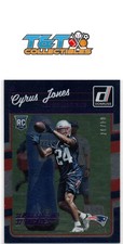 Cyrus Jones 2016 Donruss Season Stat Line #310 NE Patriots RC /37 20