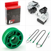 Fensterheber Reparatursatz MIT GleitstÜCke Vorne Links FÜR Audi A4 B5 *Neu*