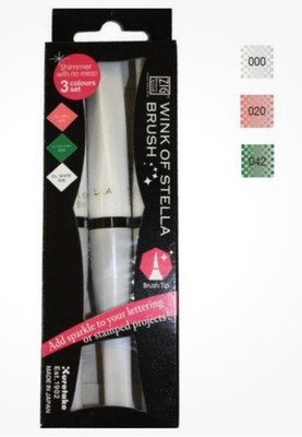 Zig Wink Of Stella Brush 3 Pack Violet, Dark Pink, Orange