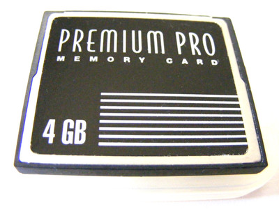 4GB Compact Flash Card (  4 GB CF Card ) PREMIUM PRO gebraucht
