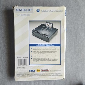 OEM Authentic Sega Saturn Backup RAM Memory Cartridge *Good Condition * Untested