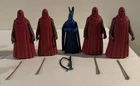 Star Wars Kenner POTF2 Emperor's Royal Guards + Coruscant Guard lot of 5 figures