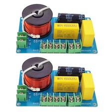 Laroal 2 pezzi 200 W 3 vie audio HiFi stereo altoparlante crossover alti/bassi 3