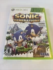 Sonic Generations Microsoft Xbox 360 2011 Complete - Tested