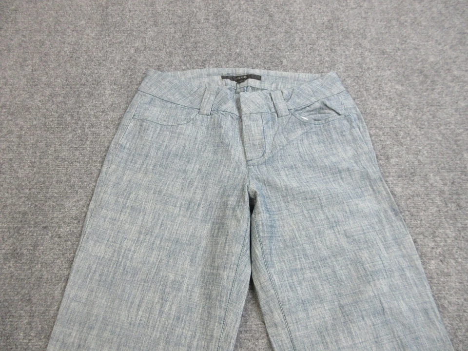 Pantalones de mezclilla Joes para mujer 27 azul claro acampanados pierna ancha 100 % algodón informales Foto 3 de 4