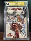 Amazing Spider-Man 25 CGC 9.8 SS J Scott Campbell Variant A MJ Black Cat Gwen