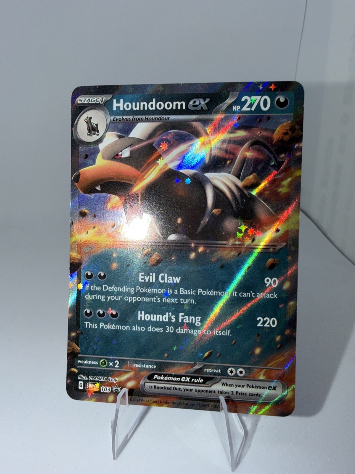 Houndoom ex 103 Sv: Scarlet & Violet Promo Cards Holo