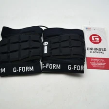  New G-Form Unhinged Elbow Pads for Lacrosse Black Size Medium 