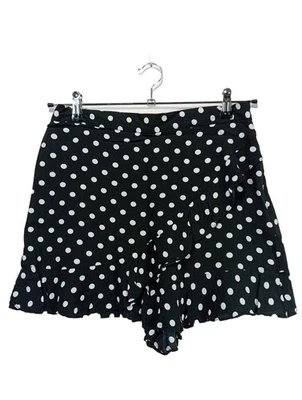 ZARA Skort Dames Pantalon court T EU 40 noir style décontracté - Photo 1/4