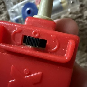 K'NEX Motor Power Pack Tethered Short Cable Red Clear Multi Color Fwd Rev KNEX 