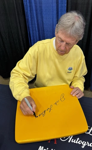 Pittsburgh Steelers HOF Dick LeBeau Signed Autographed Heinz Field Seat Bottom