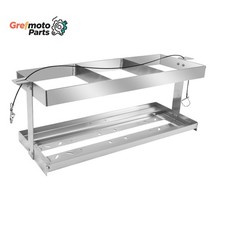 Aluminum Trailer-Mount Race Fuel Jug Holder -For Three 5 Gallon Fuel Containers