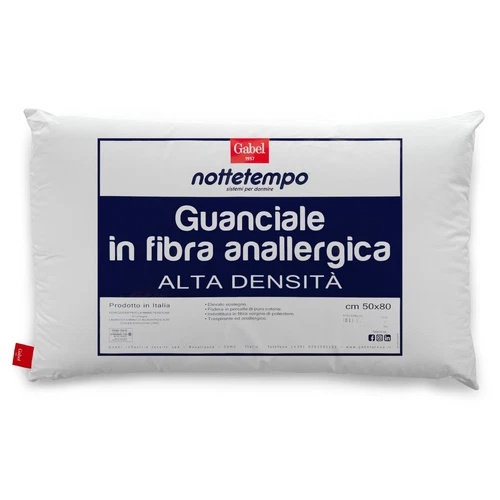 Guanciale Gabel Alta densità Cuscino poliestere 100% percalle di cotone italiano