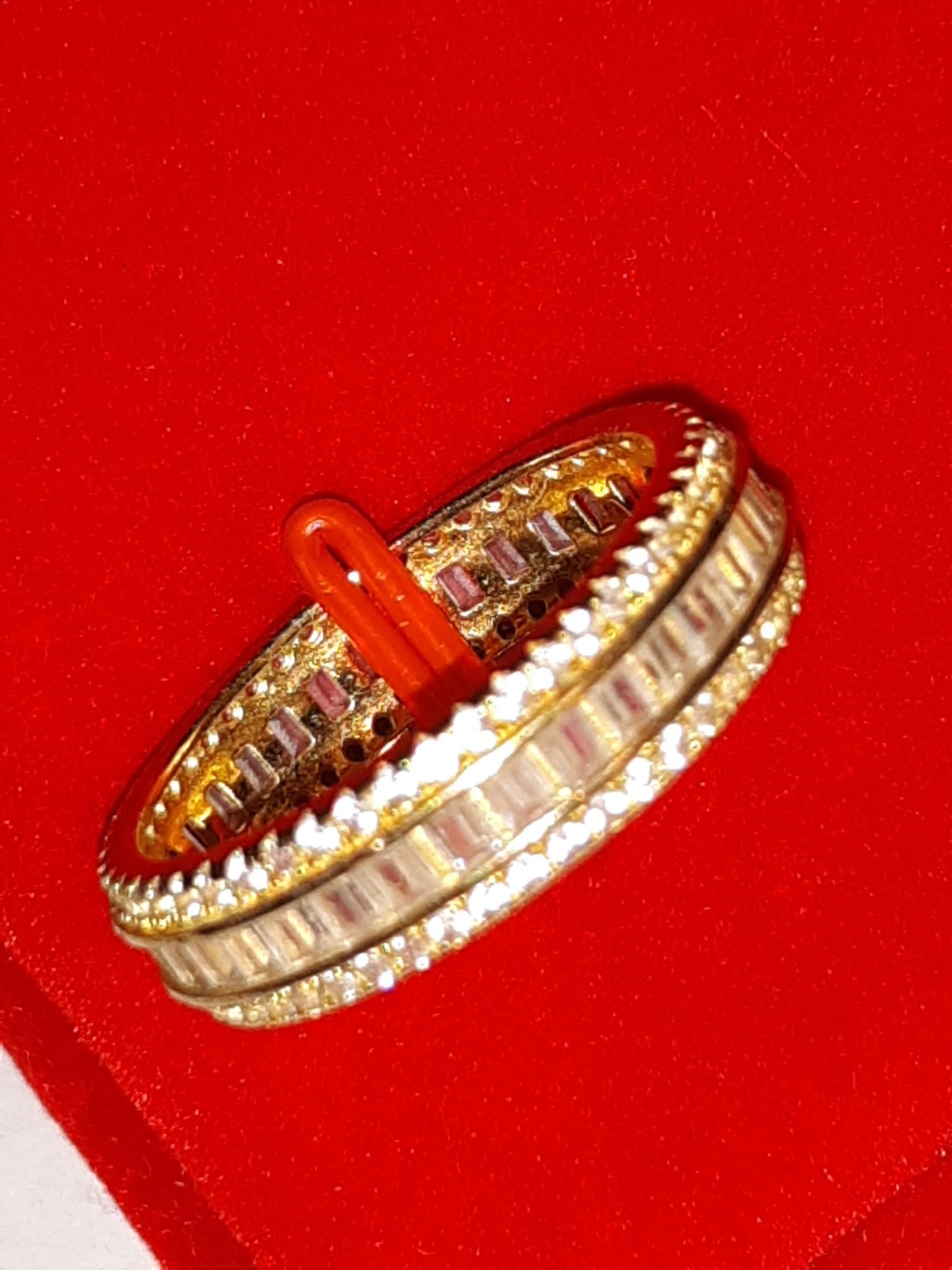 Gold plated 925 silver ring. - image 3