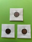 Lot #7)  1949 P-D-S 3pc Lincoln Wheat 1c Set F-XF in separate coin flip holders — photo 2