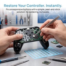 Round Conductive Repair Tape for Gaming Controllers Strong Adhesion Durable Tape