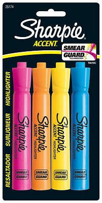 4-Pack Major Accent Highlighters -25174PP-image